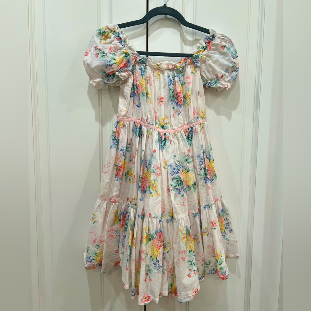 Janie and Jack Floral Puff Sleeve Dress